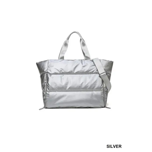 Puffy Quilted Tote Bag