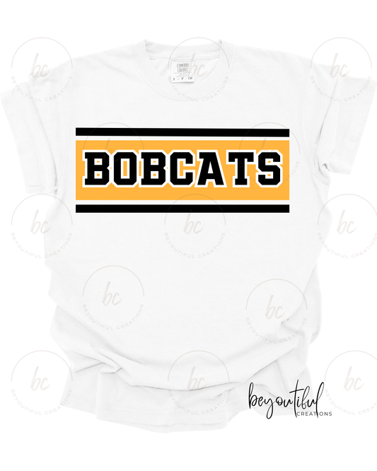 Black Bobcats Stripes
