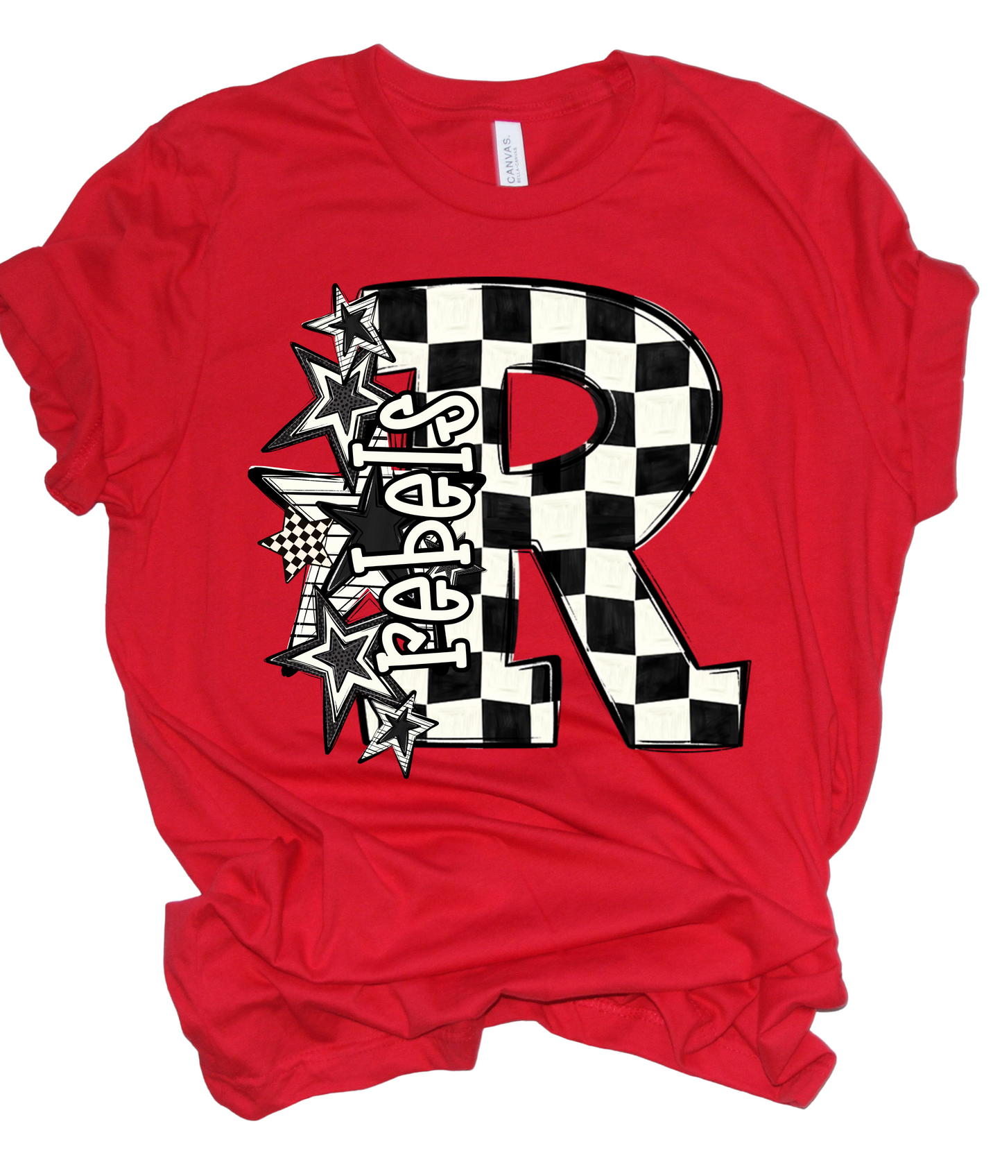 Big Checkered Mascot - Bella Canvas