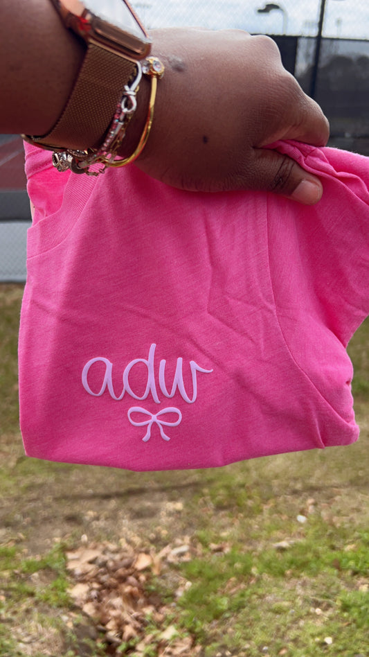 Bow Monogram Tees