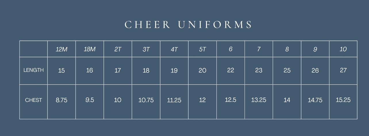 Andalusia Cheer Dress