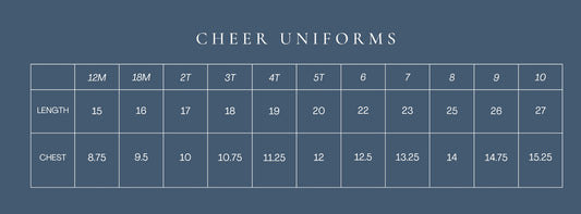 Andalusia Cheer Dress