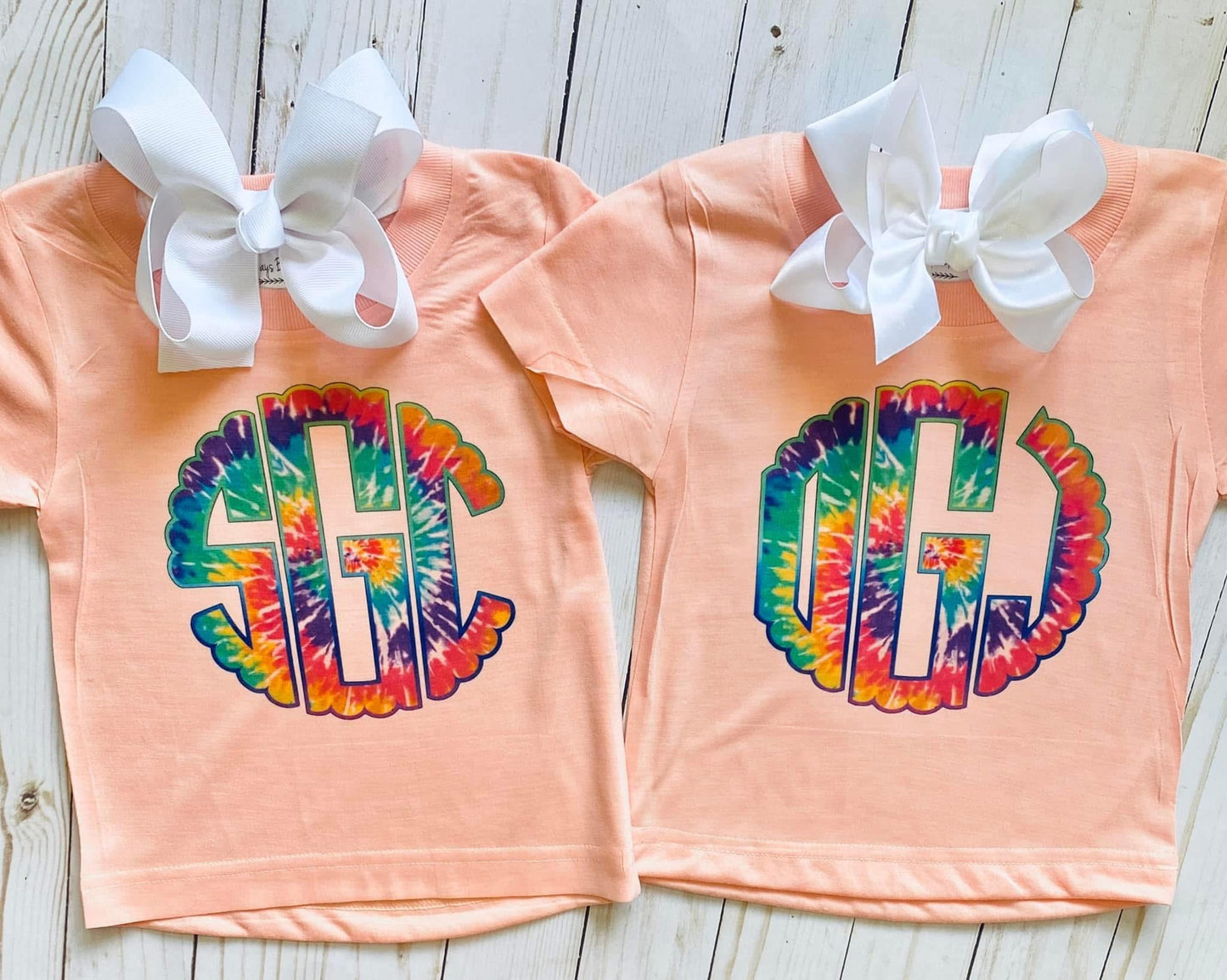 Tie Die Monogram