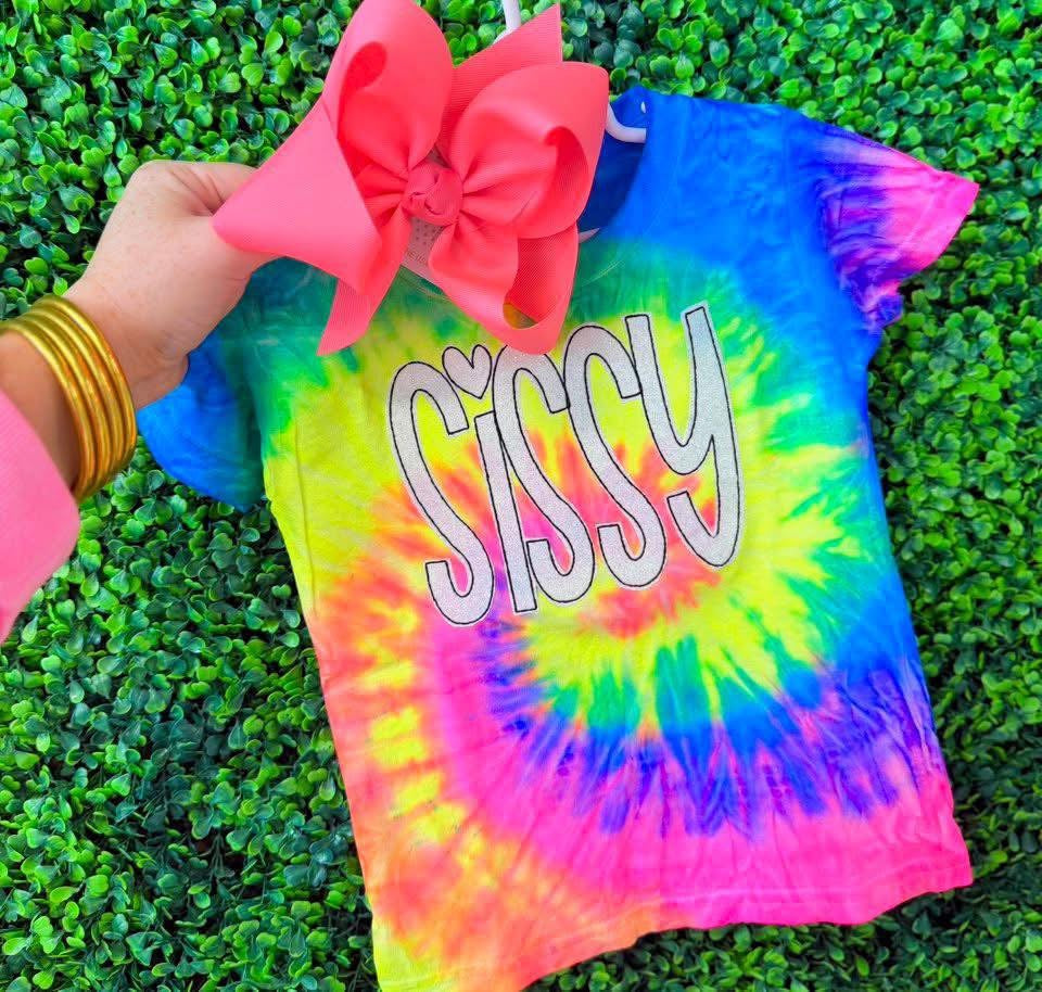 Tie Dye Name Tees