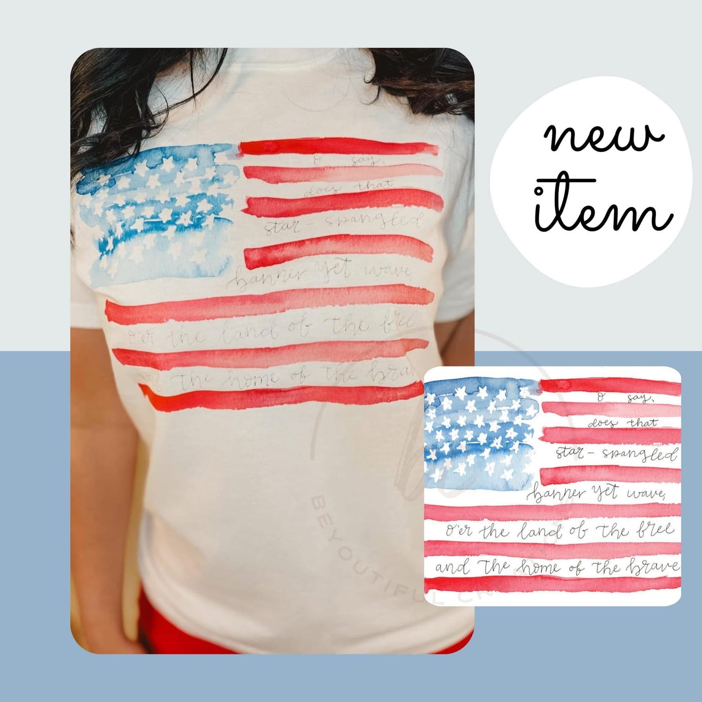 Watercolor Flag