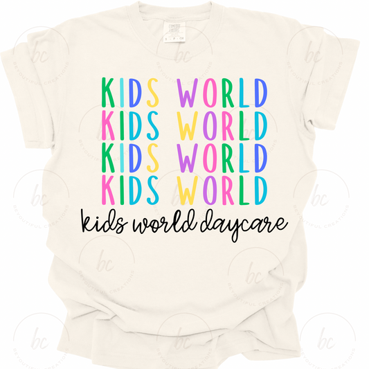 Youth Colorful School/Occupation Tee