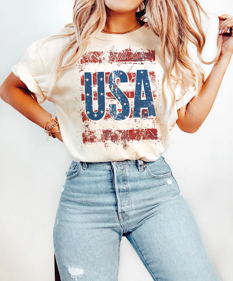 Distressed USA Flag