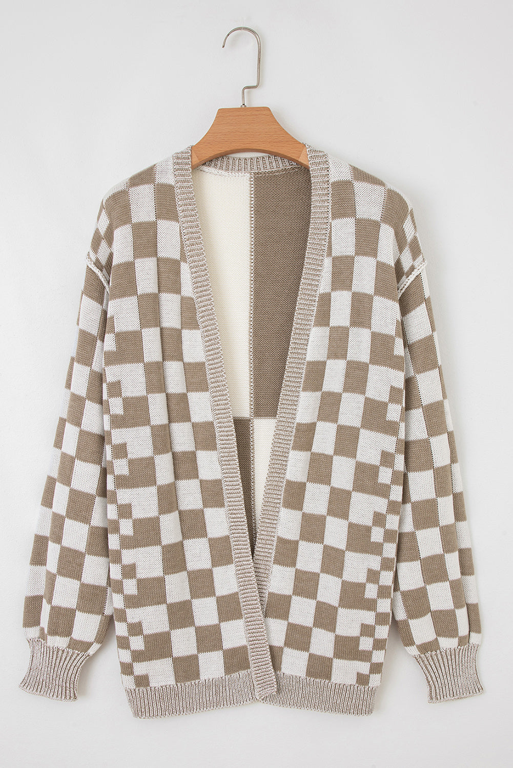 Checker Cardigan