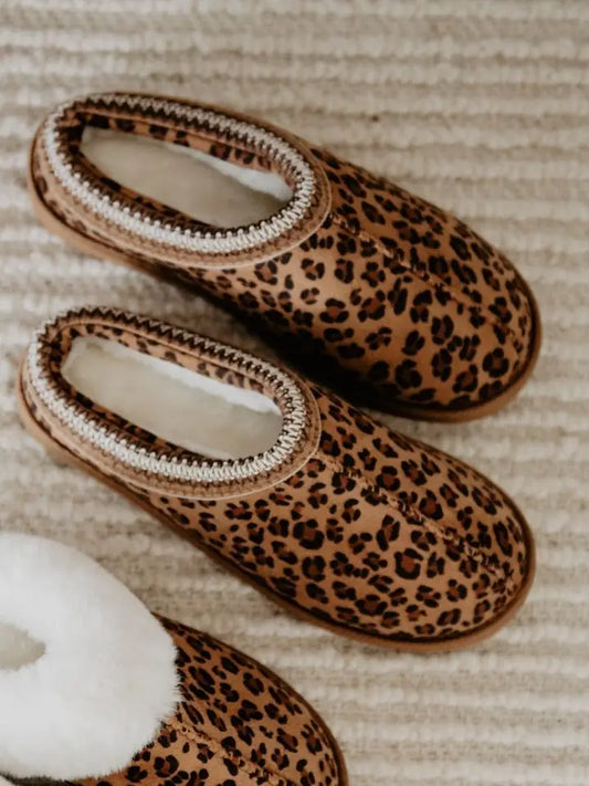 Leopard Slippers
