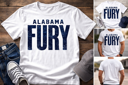 Fury Distressed Softball Tee