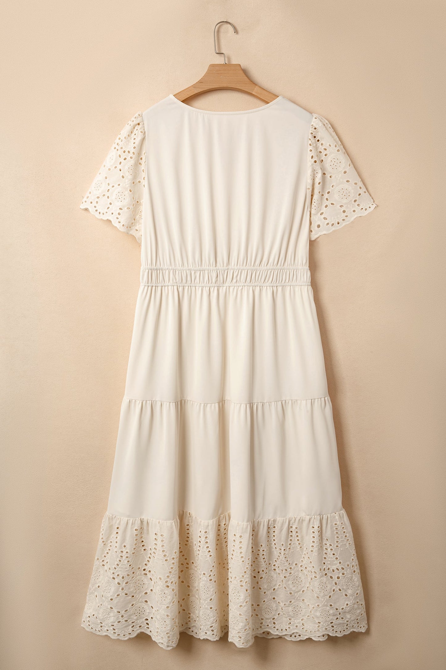 Eyelet Patchwork Dress