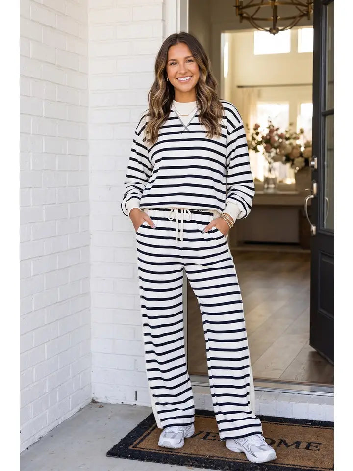 Stripe Mock Reverse Seam Set