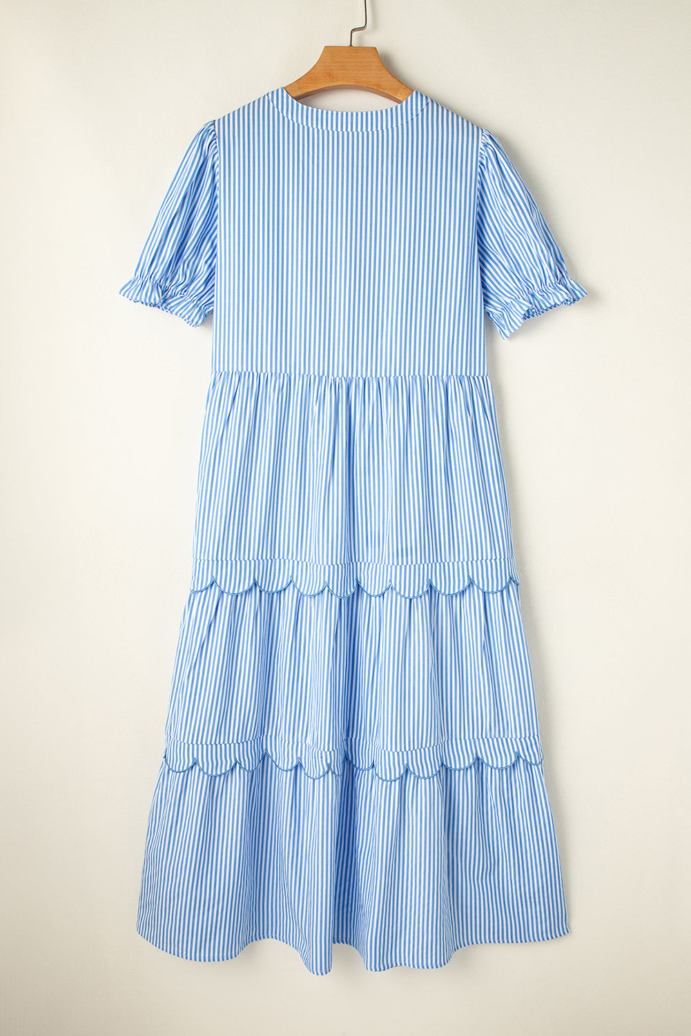 Tiered Scallop Dress