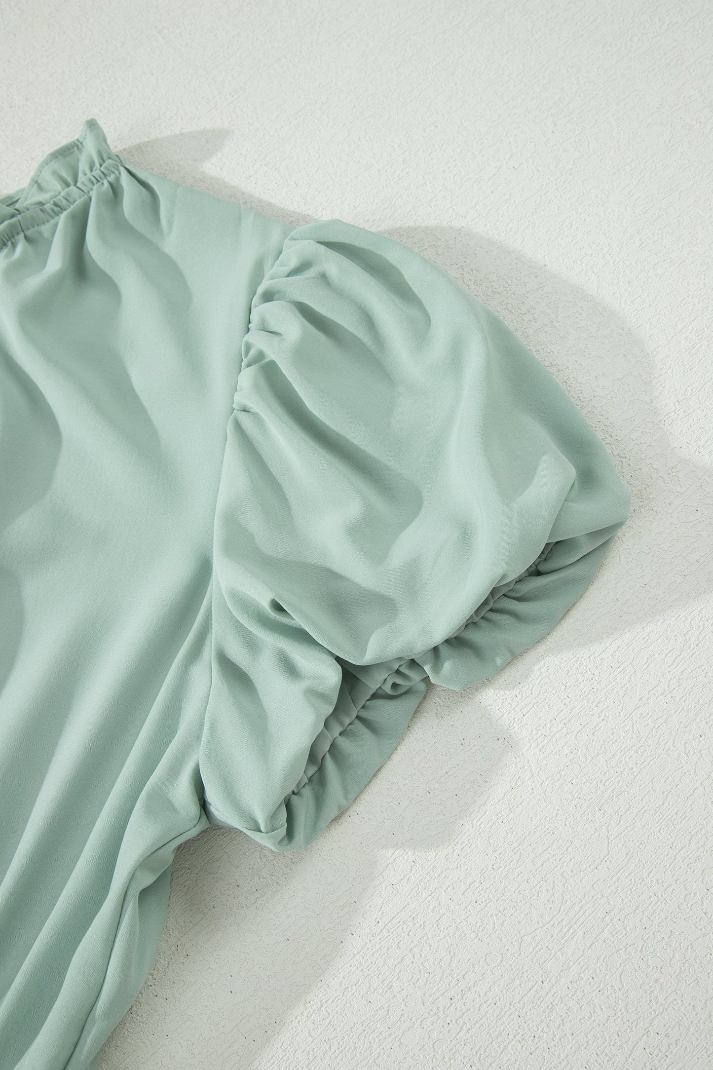 Puff Sleeve Tiered Maxi Dress