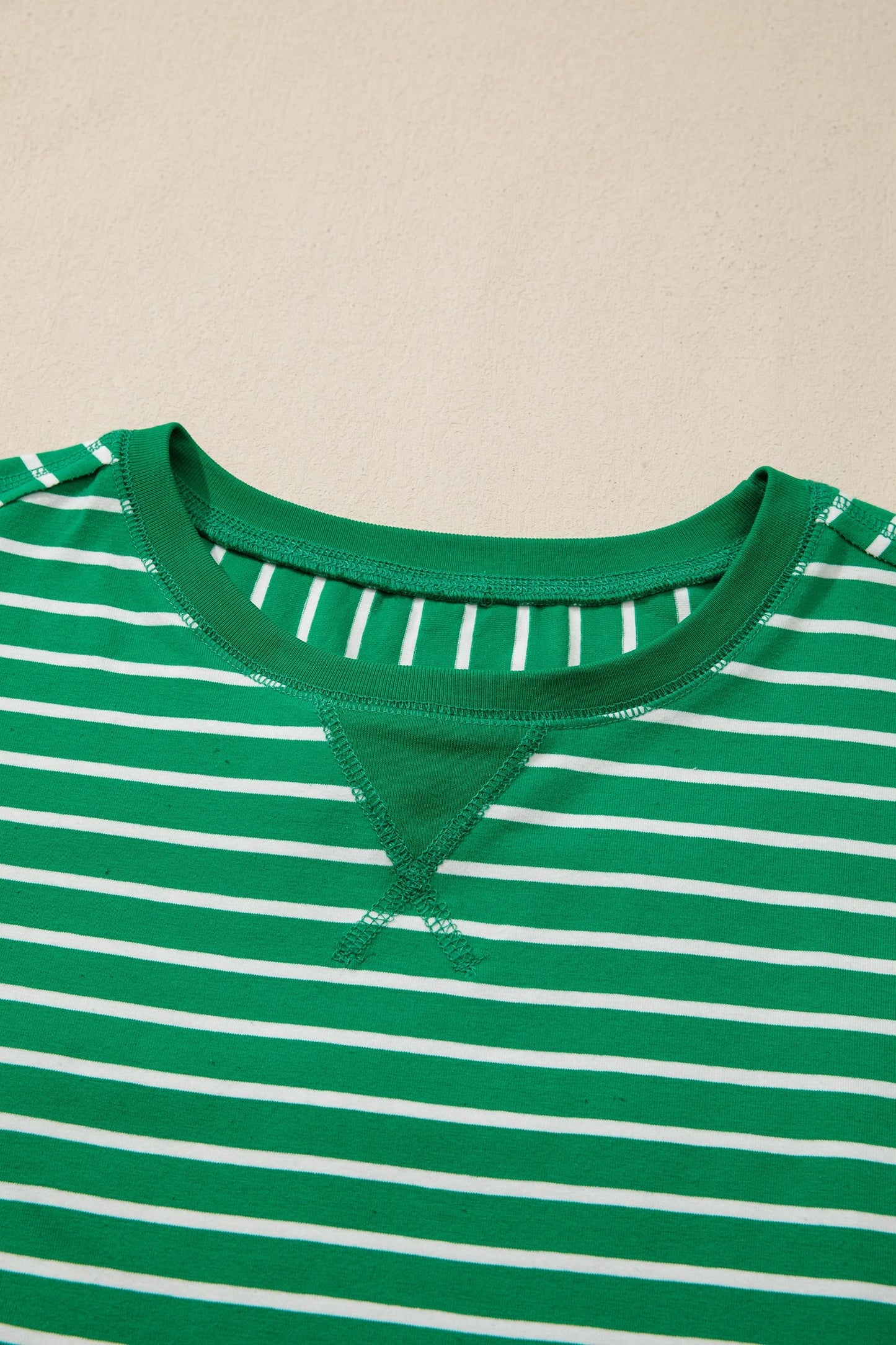 Stripe Ribbed Tee