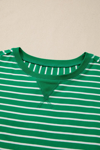 Stripe Ribbed Tee