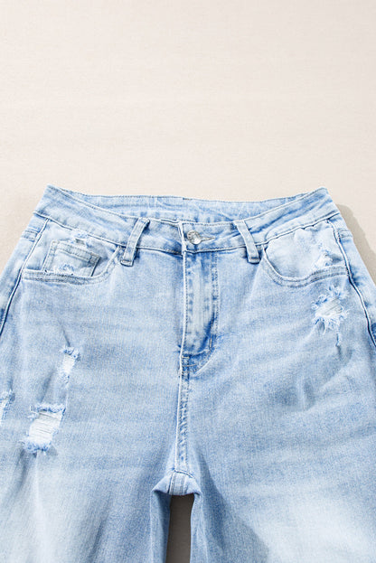 Distressed Denim Wash Jeans