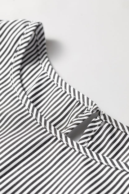 BW Striped Blouse