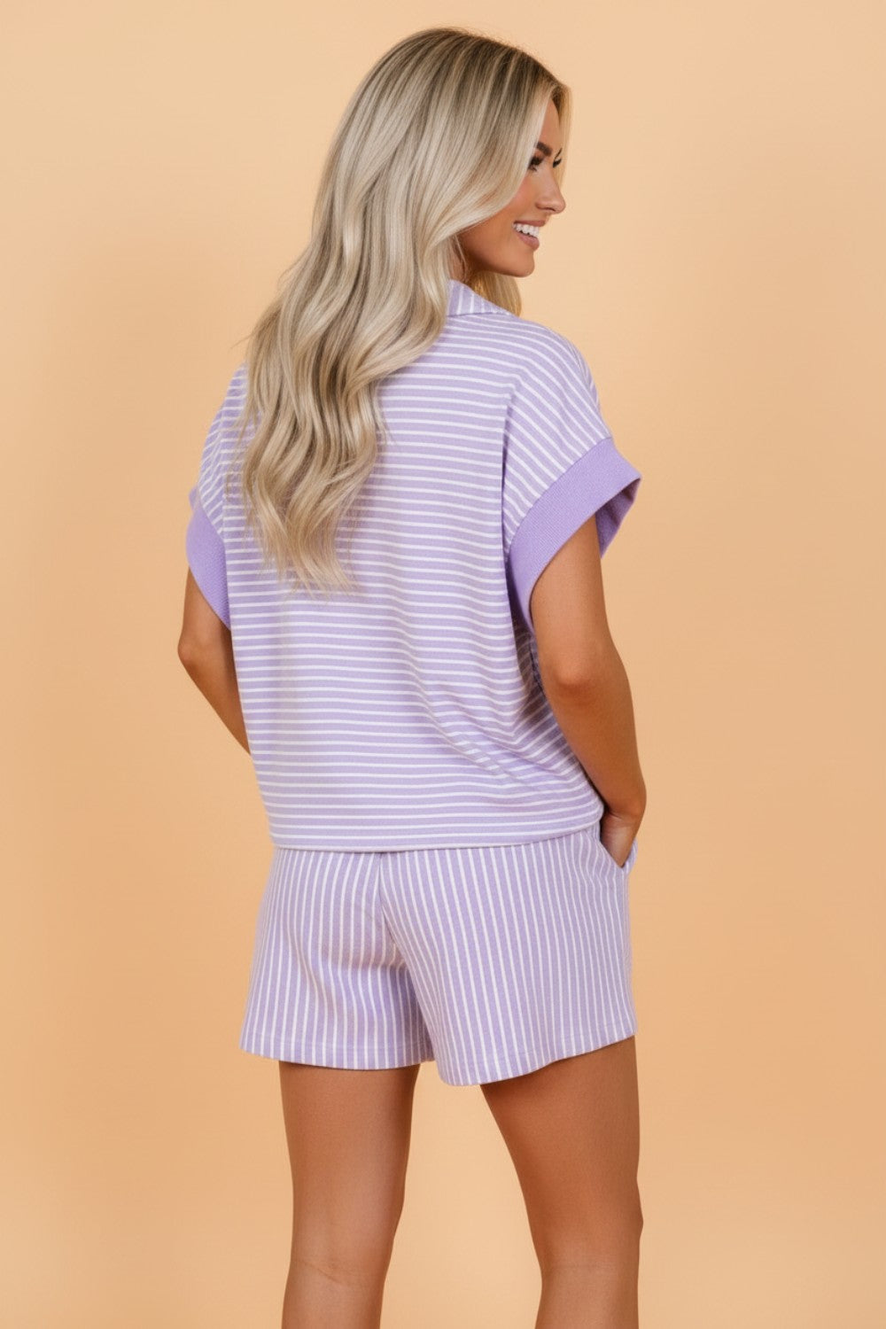 Dolman Sleeve Shorts Set