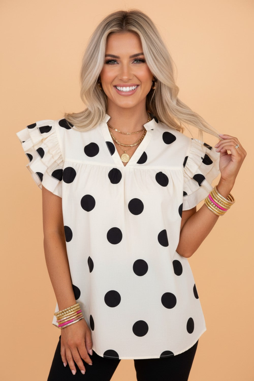 BW Polka Dot Blouse