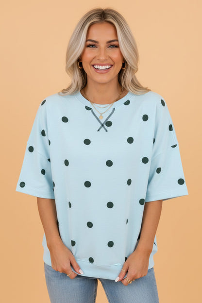 Retro Crossed Seam Oversize Tee