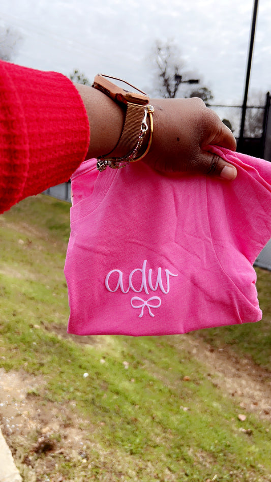 Bow Monogram Tees