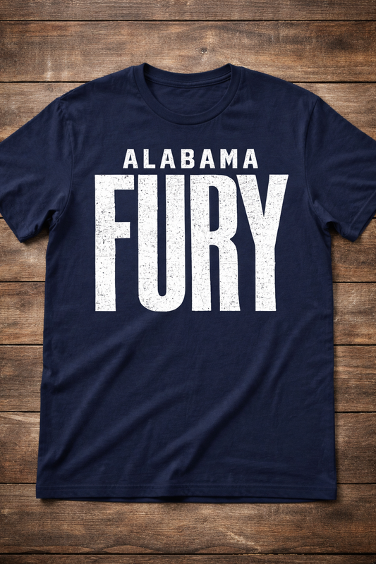 Fury Distressed Softball Tee