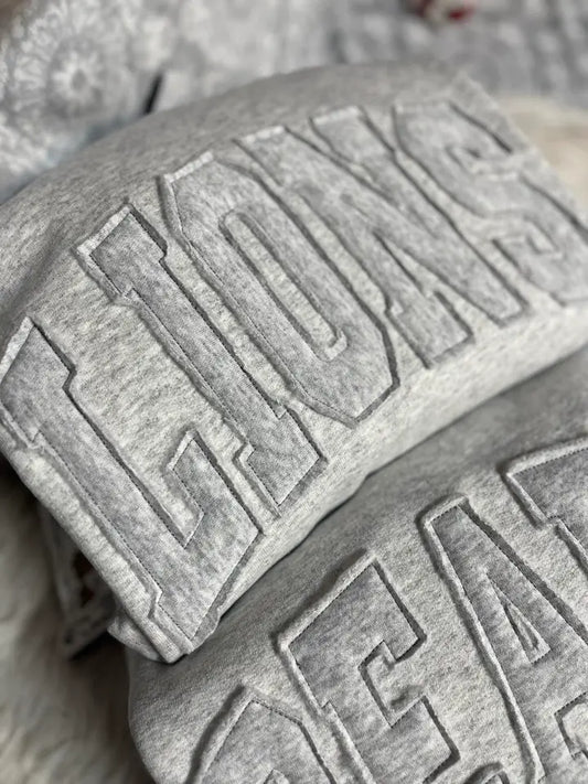 Custom Tone on Tone Raggy Sweatshirt