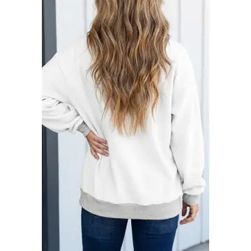 GAMEDAY/FOOTBALL Reversible Mock Neck Sweatshirt