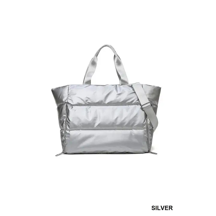 Puffy Quilted Tote Bag