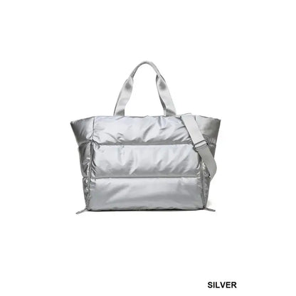 Puffy Quilted Tote Bag