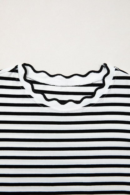 Scalloped Trim Tee