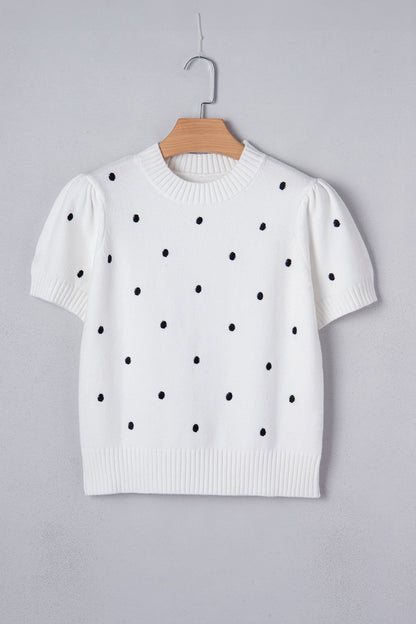 Bubble Short Sleeve Sweater