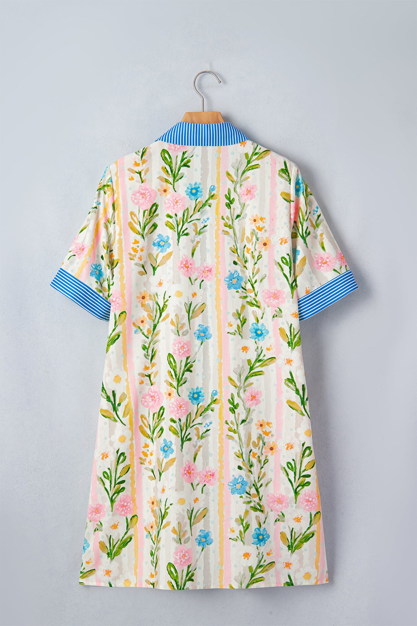 Floral Trim Dress