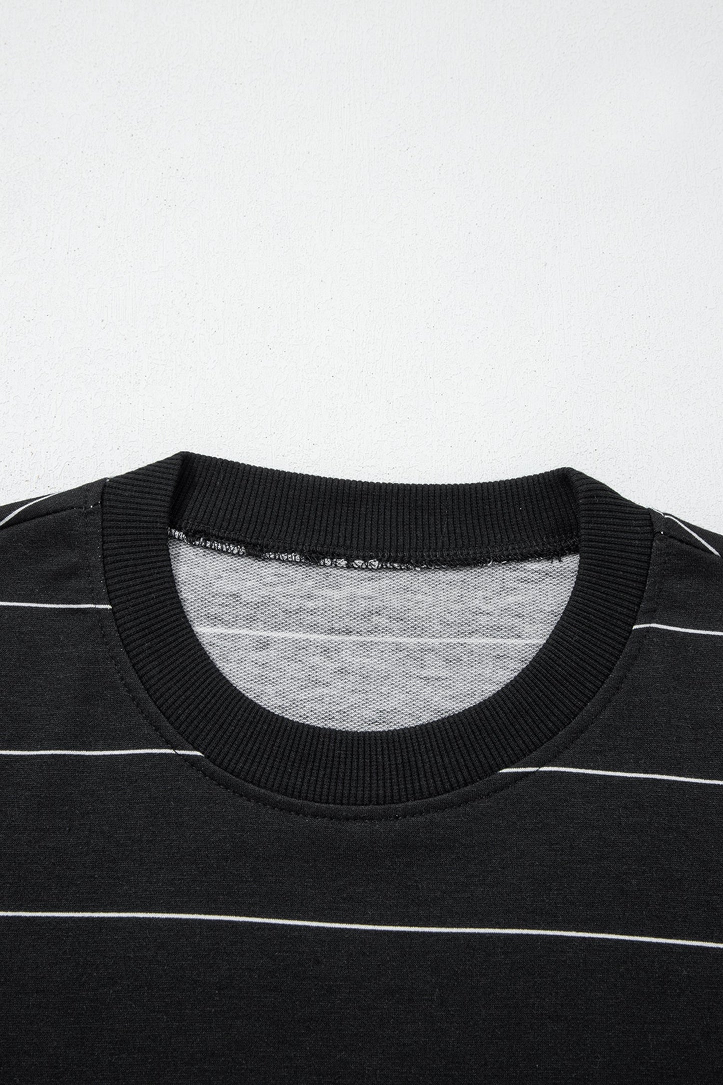 Black Stripe Short Set