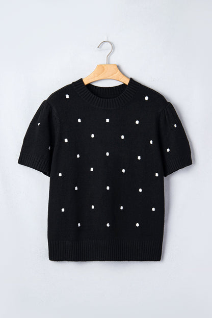 Bubble Short Sleeve Sweater