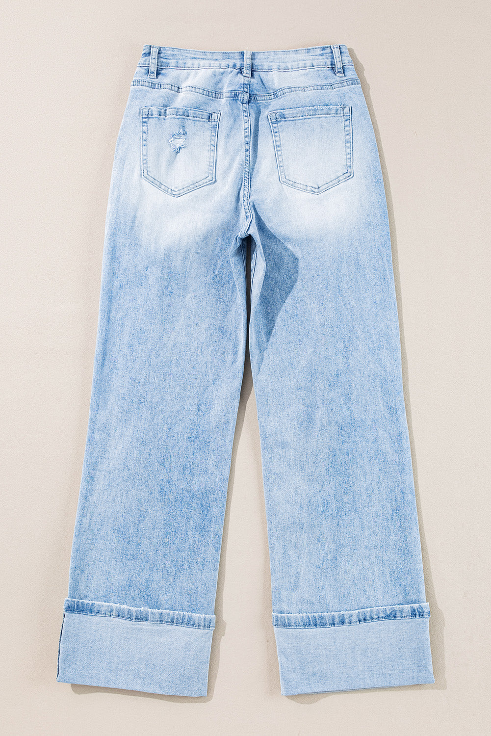 Distressed Denim Wash Jeans