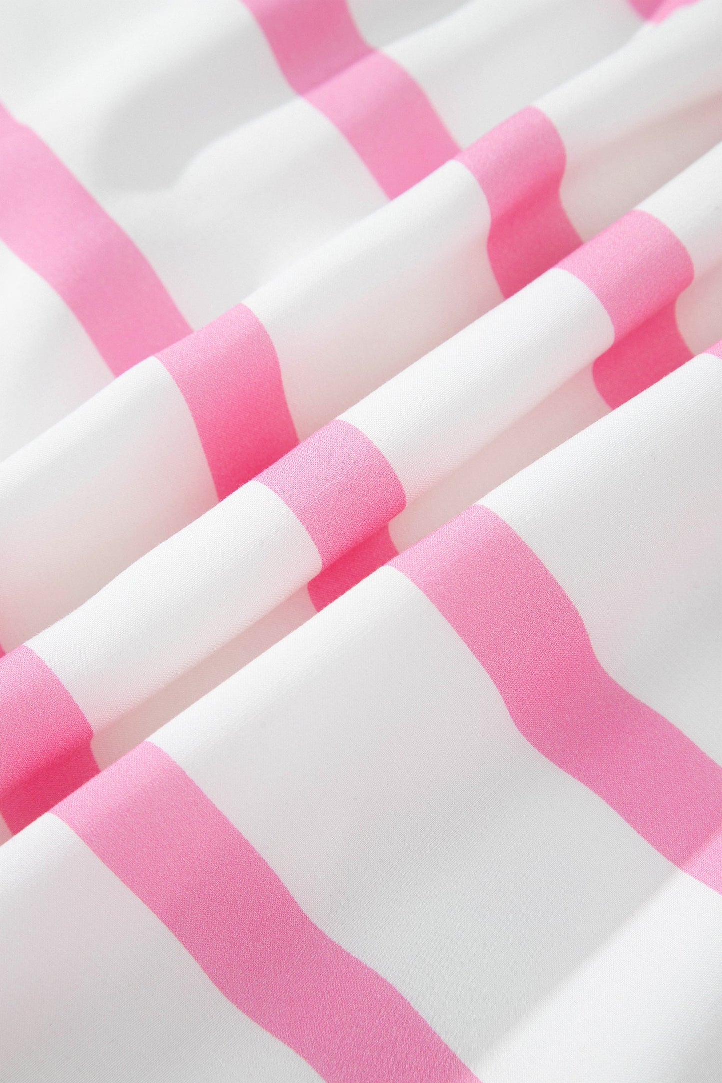 Plus Size Stripe Tiered Dress