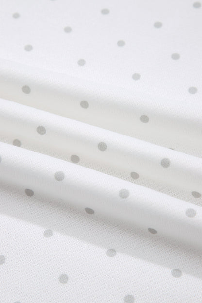 Polka Dot Side Stripe Detail Set