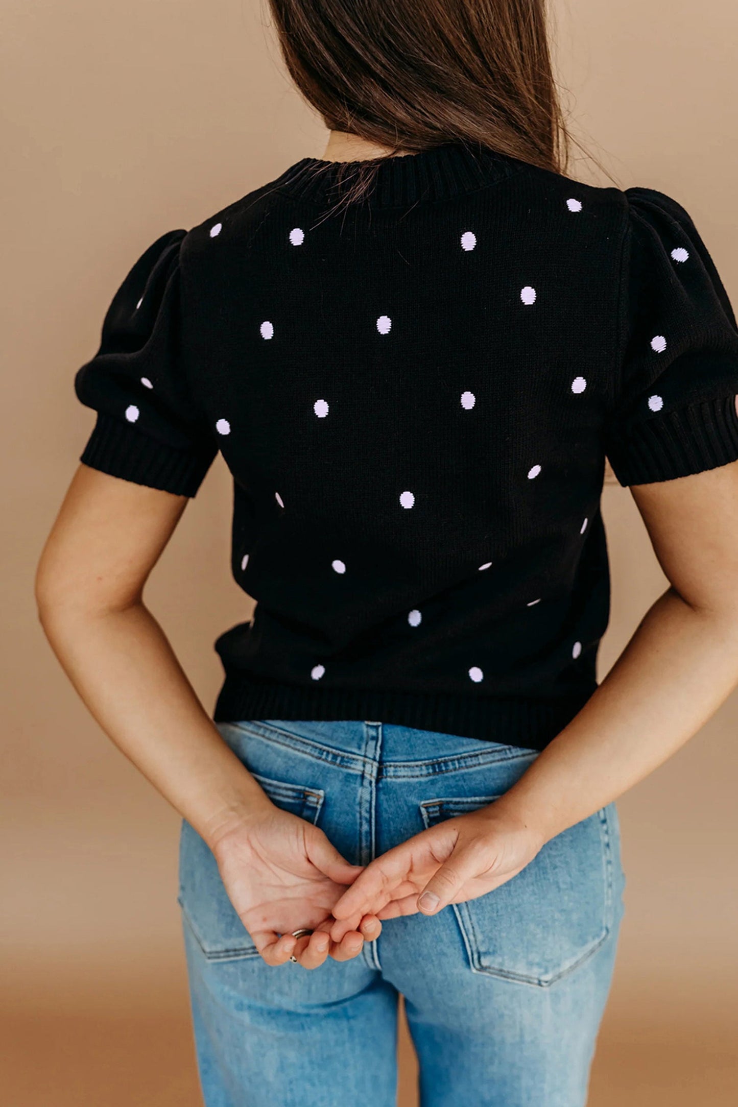 Bubble Short Sleeve Sweater
