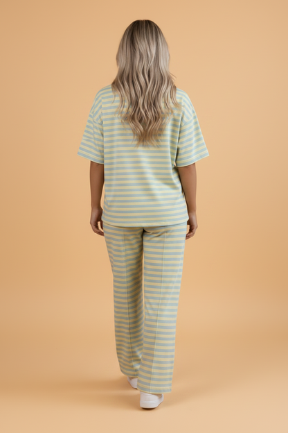 Comfy Stripe Pant Set