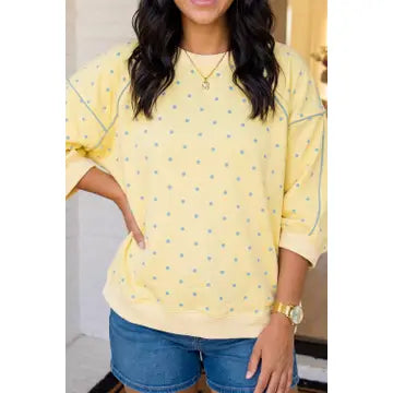 Simply Dotted Raglan Top