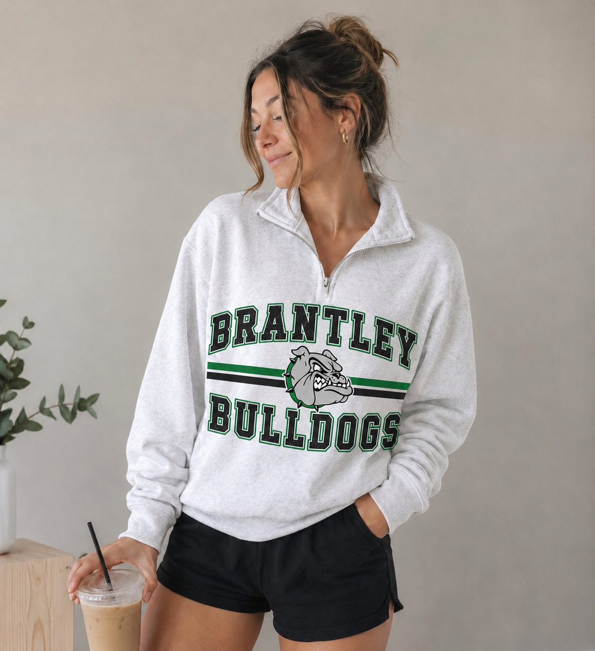 Custom Mascot Quarter Zip