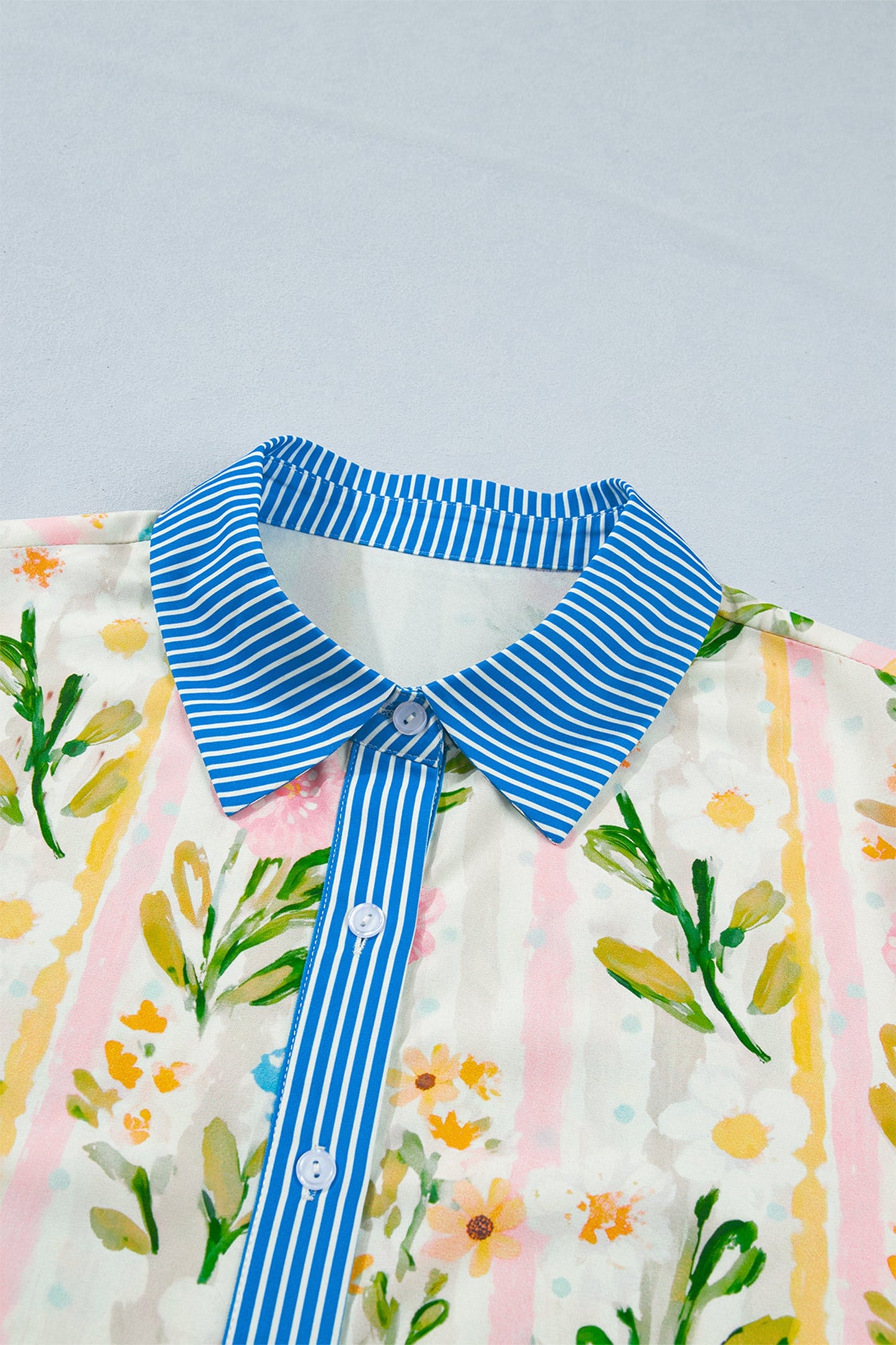 Floral Trim Dress