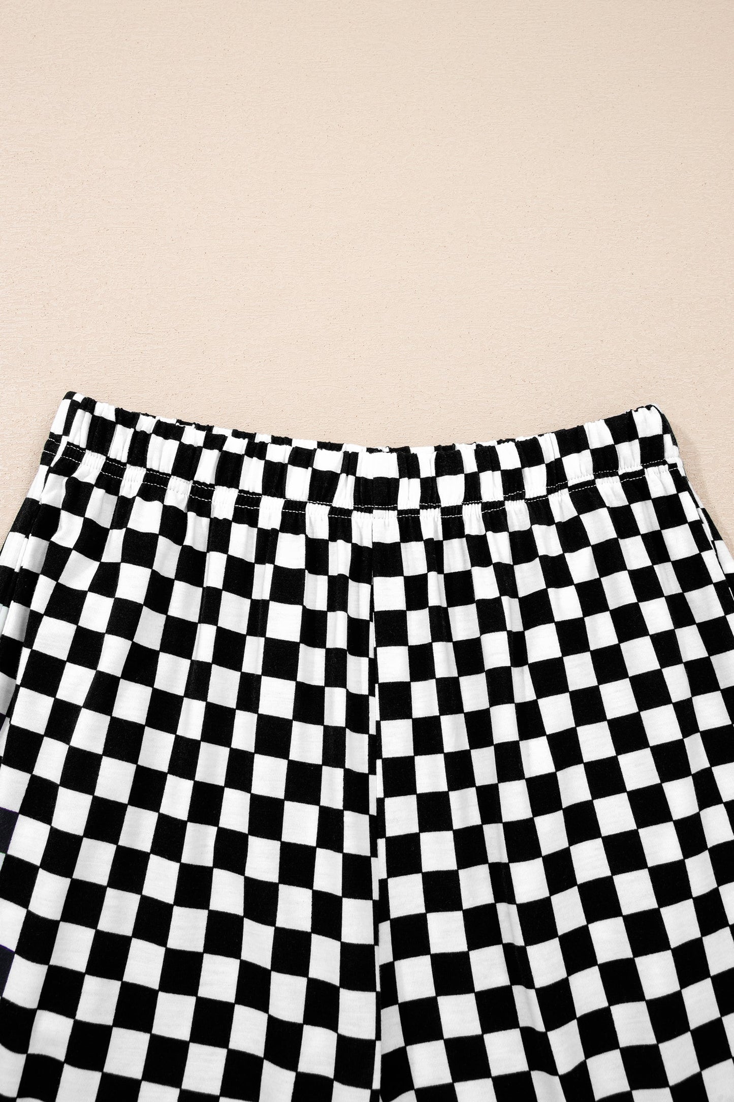 Checker Short Sleeve Tee & Pants Set