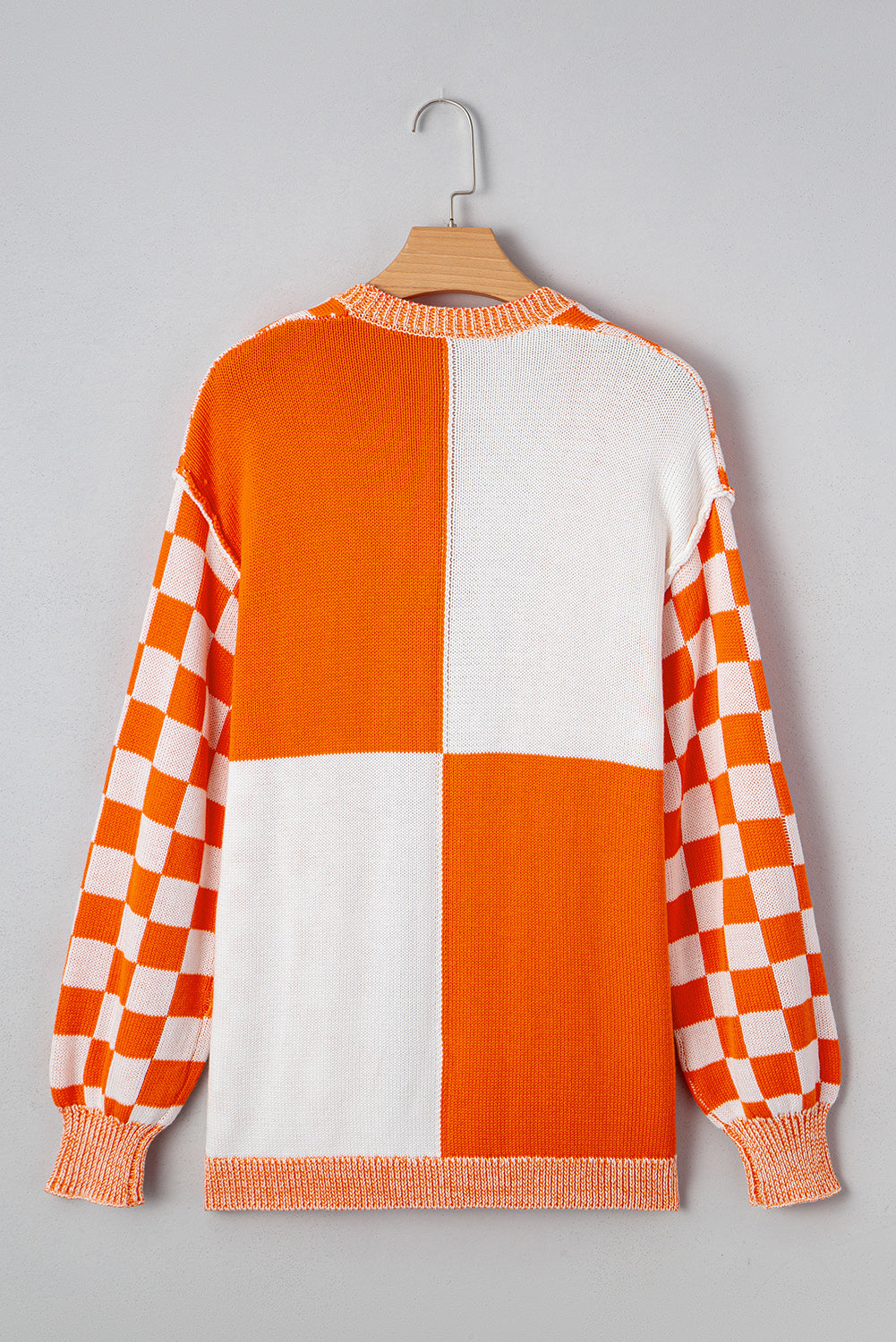 Checker Cardigan