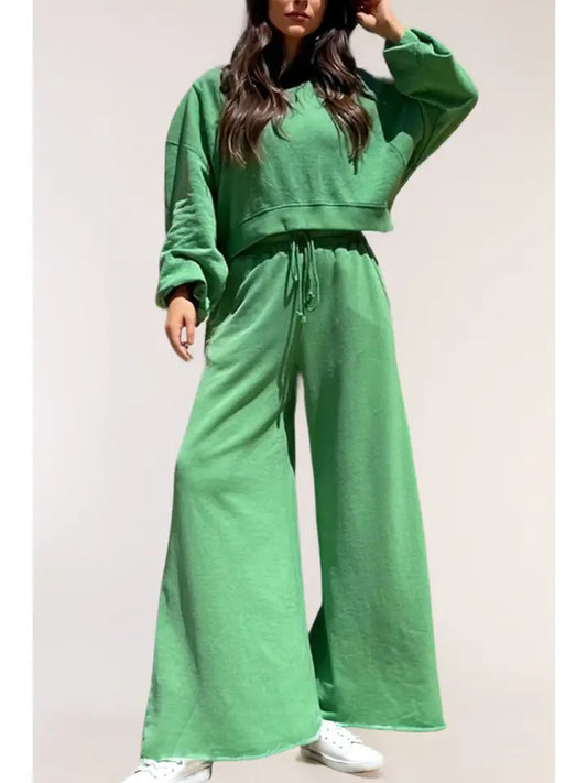 Wide Leg Pant Set