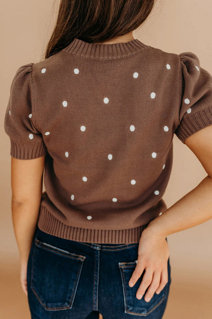 Bubble Short Sleeve Sweater