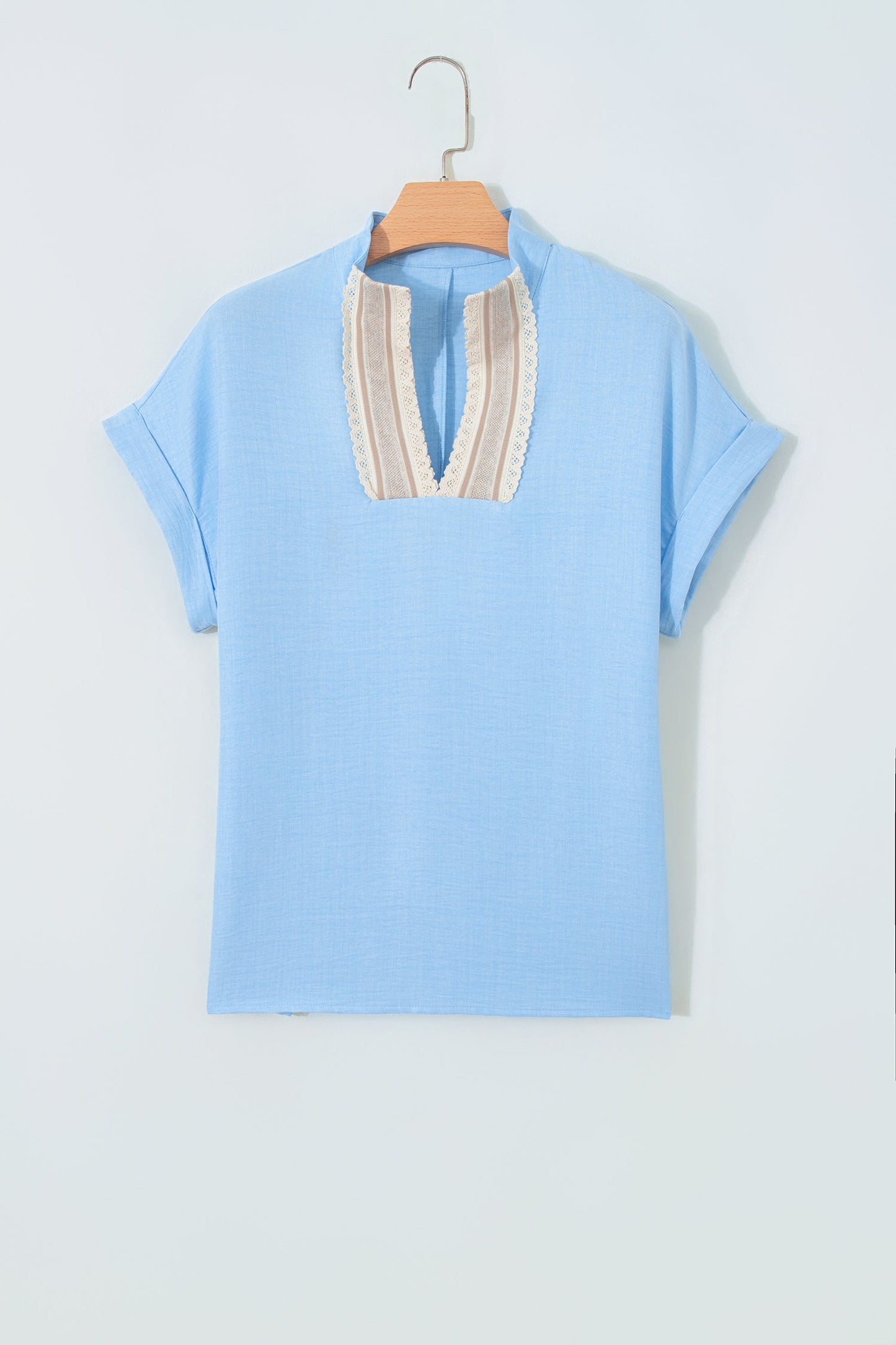 Lace Trim Blouse