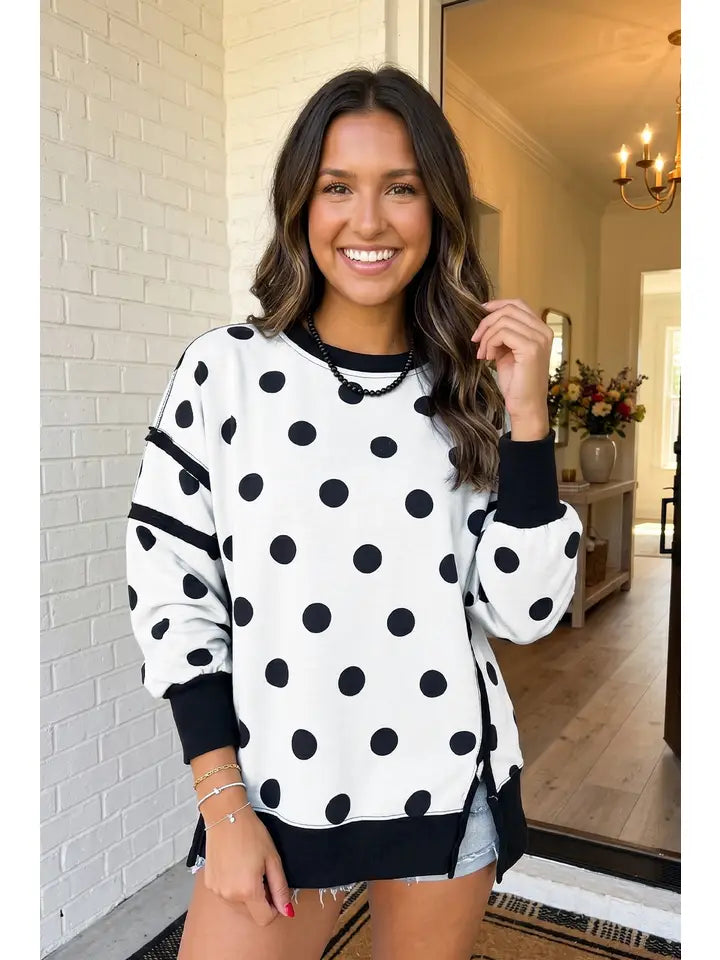Reverse Seam Baggy Sweatshirt